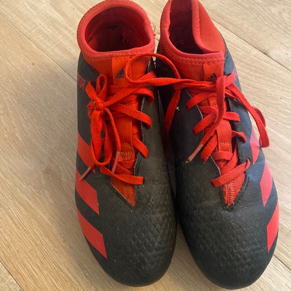 adidas Kids Shoes - Black and Red